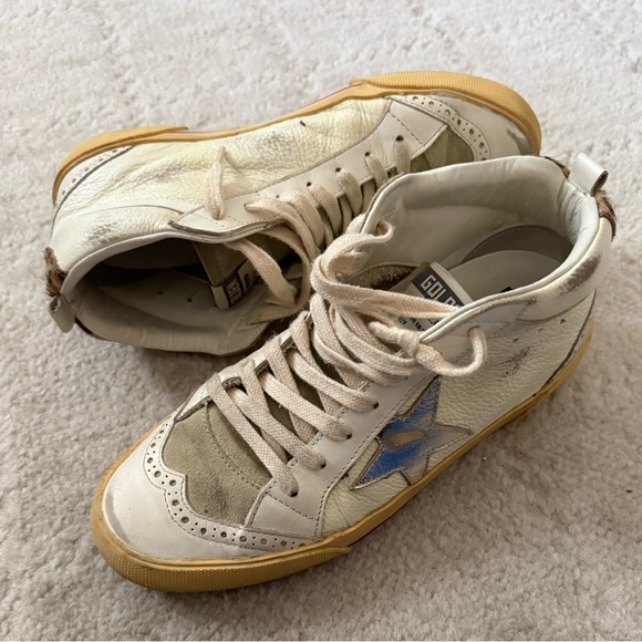 Golden Goose Mid Star Sneakers Sz 38 - Picture 6 of 9